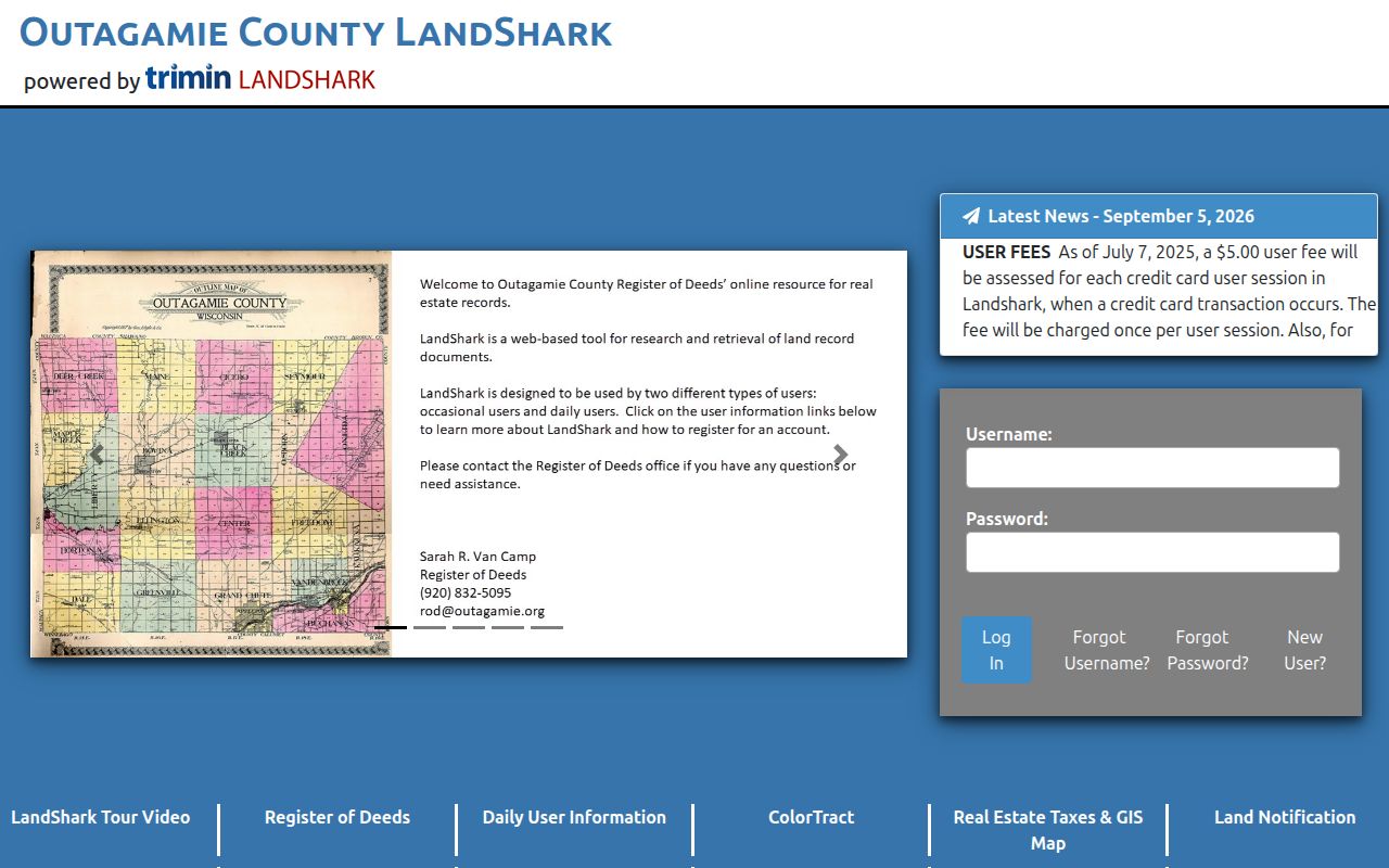 Appleton residents directory Outagamie LandShark portal