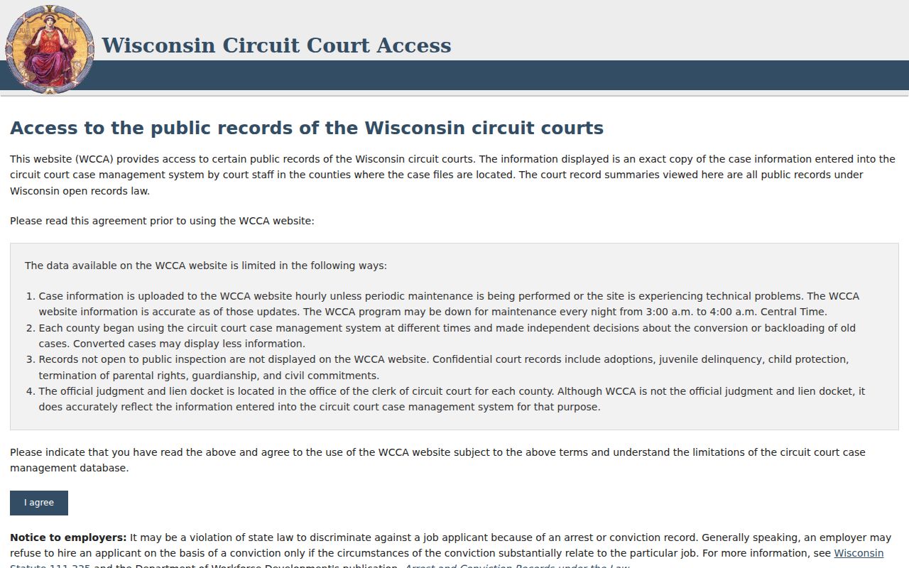 Appleton residents directory WCCA court search